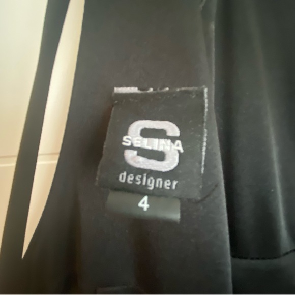 SELINA Black Cocktail Dress - Picture 2 of 3